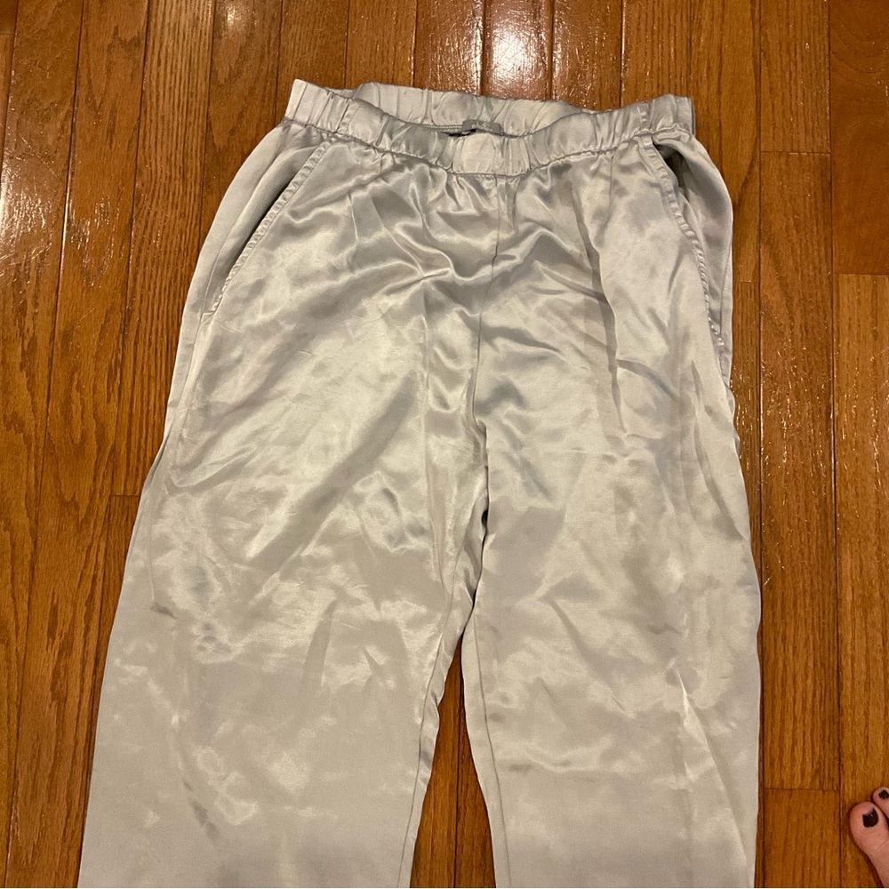 XS PJ Harlow jogger pants dark silver. Great shape